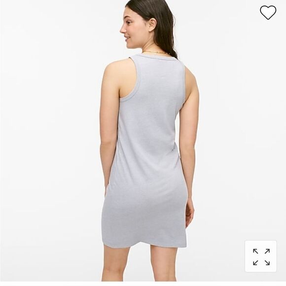 NWT J CREW High Neck Tank Dress Grey - Picture 3 of 6